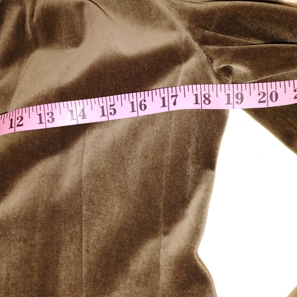 J. Crew Brown Velvet Blazer Women's Size 6 - Picture 3 of 8